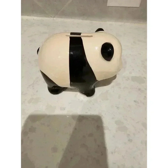Panda ceramic piggy bank. - Picture 5 of 5